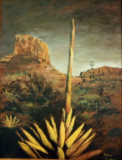 Century Plant - An Oil Painting by Grace Leonard