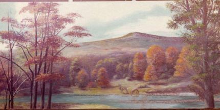 River Runs Through - An Oil Painting by Grace Leonard
