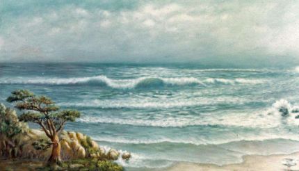Michael's Seascape - An Oil Painting by Grace Leonard